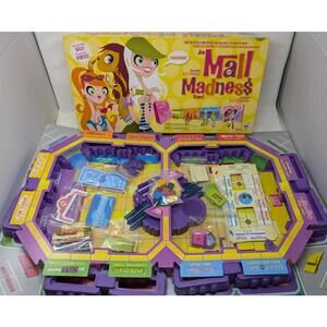 Mall Madness COMPLETE WORKS Milton Bradley 2004 Shopping Electronic Board Game